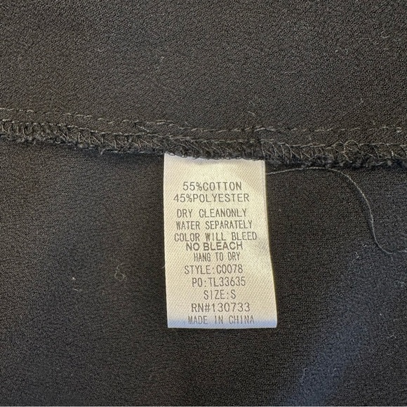 Umgee Beautiful Soul Black Floral Embroidered Tunic Dress – Size Small - Picture 7 of 7